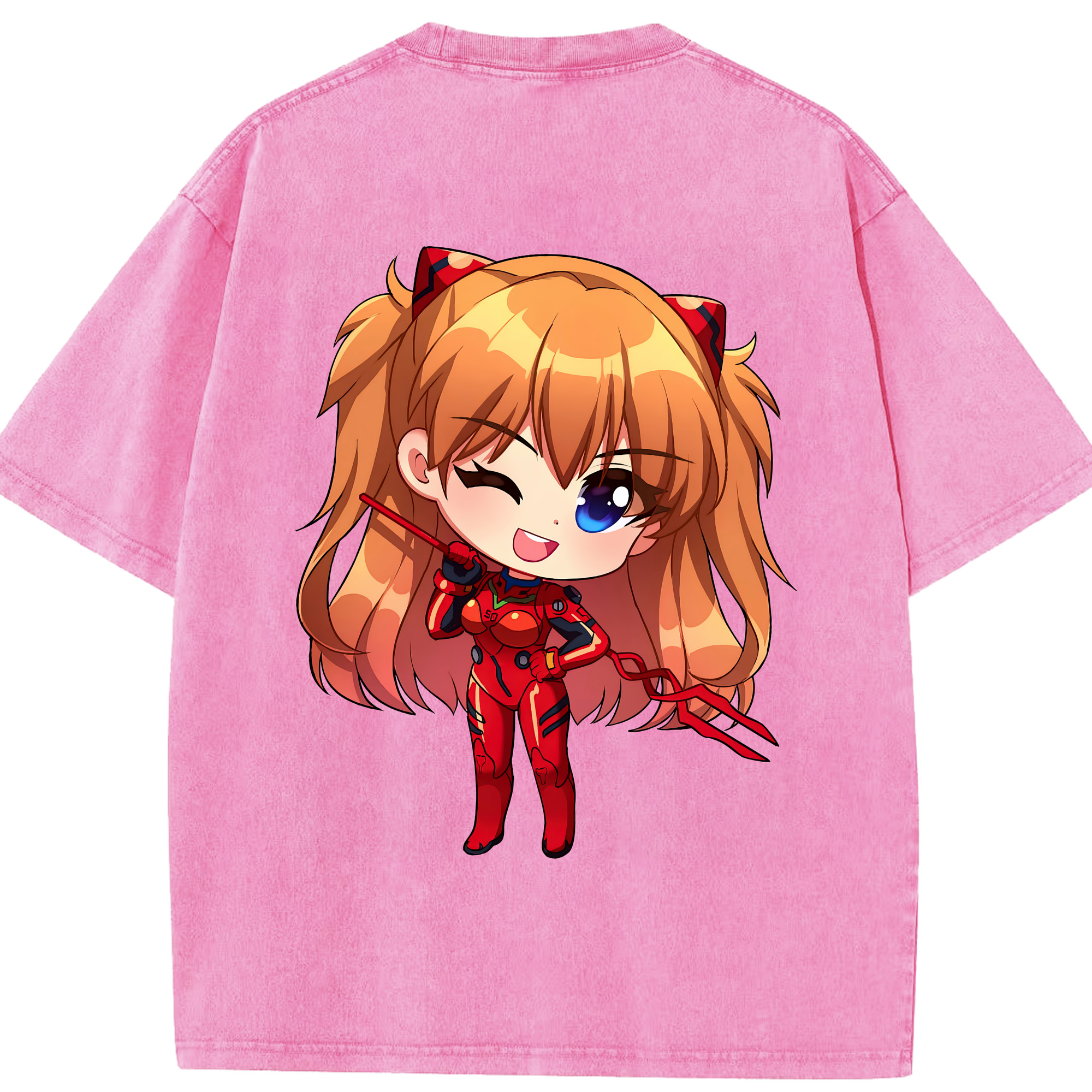 （画像用） EVA 新世紀エヴァンゲリオン 綿100% ヴィンテージ風 半袖Tシャツ（背面プリント）